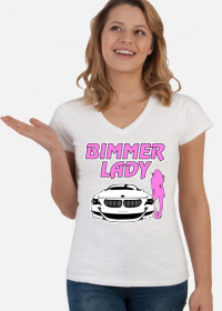 Bimmer Lady - E63 (bluzka damska v-neck)