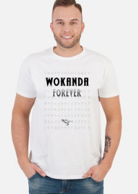 WOKANDA Forever - T-shirt męski biały - LexRex
