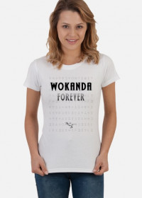 WOKANDA Forever - T-shirt damski biały - LexRex