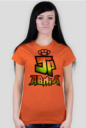 Koszulka JP Armia | Zielono-Żółta | Damska