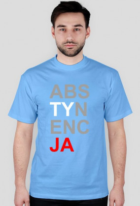 Koszulka Konstytucja - parodia "Abstynecja" - OP Grafika