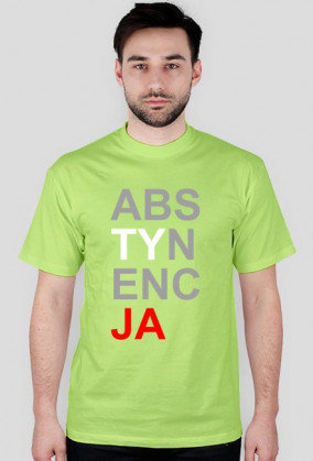 Koszulka Konstytucja - parodia "Abstynecja" - OP Grafika
