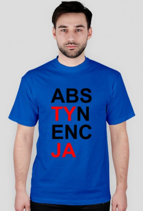 Koszulka Konstytucja - parodia "Abstynecja" - OP Grafika