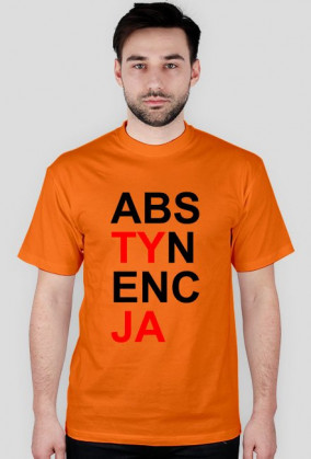 Koszulka Konstytucja - parodia "Abstynecja" - OP Grafika