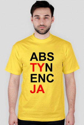 Koszulka Konstytucja - parodia "Abstynecja" - OP Grafika