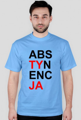 Koszulka Konstytucja - parodia "Abstynecja" - OP Grafika