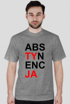 Koszulka Konstytucja - parodia "Abstynecja" - OP Grafika