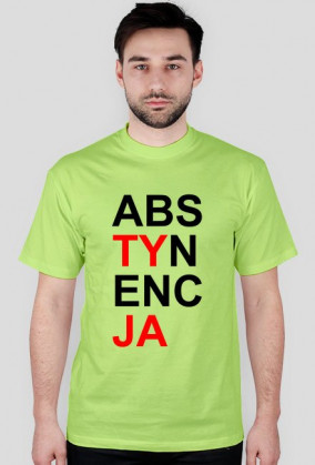 Koszulka Konstytucja - parodia "Abstynecja" - OP Grafika