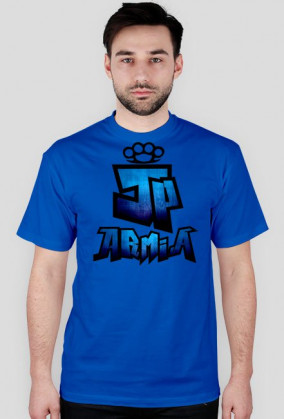 Koszulka JP Armia | Niebieska | Męska