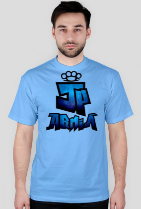 Koszulka JP Armia | Niebieska | Męska