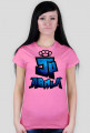 Koszulka JP Armia | Niebieska | Damska