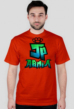 Koszulka JP Armia | Zielono-Niebieska | Męska