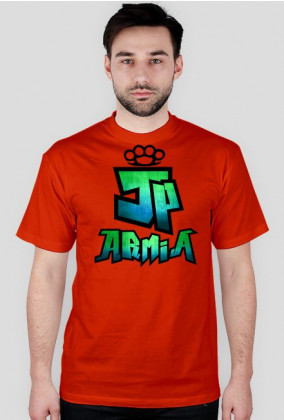 Koszulka JP Armia | Zielono-Niebieska | Męska