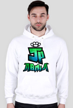Bluza z Kapturem JP Armia | Zielono-Niebieska |