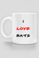 Kubek I LOVE RATS