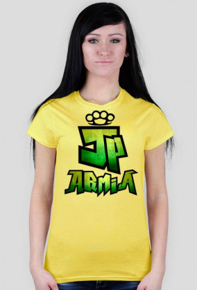 Koszulka JP Armia | Zielona | Damska