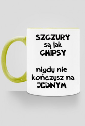 Różne kolory Kubek SZCZURY są jak CHIPSY