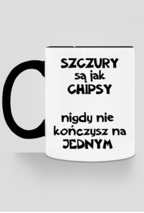 Różne kolory Kubek SZCZURY są jak CHIPSY