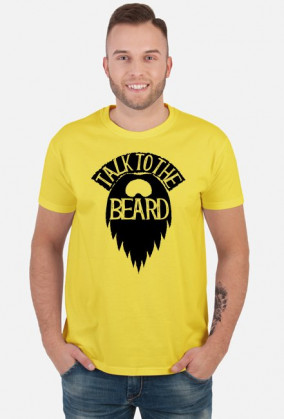 Talk to the beard koszulka dla brodaczy