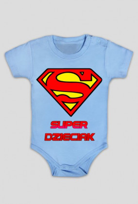 Body niemowlęce SUPER DZIECIAK różne kolory