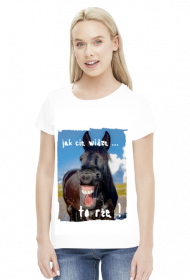 Koszulka JAK CIĘ WIDZĘ TO RŻĘ