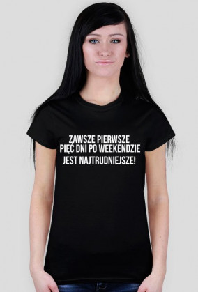Pięć dni t-shirt girl