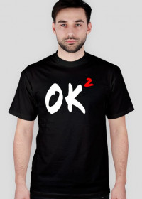 OK do potęgi 2 - czarna koszuleczka