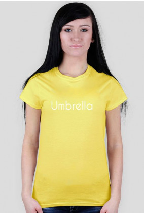 Umbrella - koszulka damska czarna