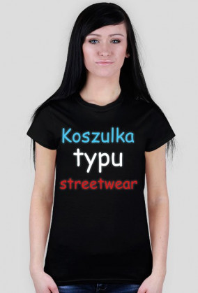 Koszulka typu streetwear - damska