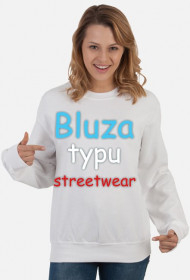 Bluza typu streetwear - damska