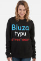 Bluza typu streetwear - damska
