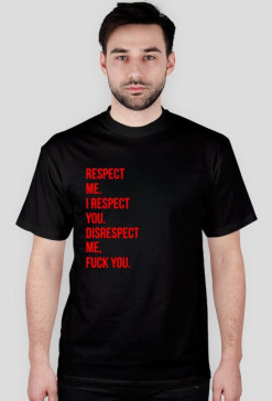 koszulka/ t-shirt respect me
