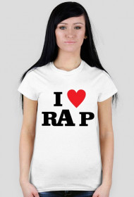 I♥rap Koszulka damska