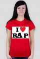 I♥rap Koszulka damska