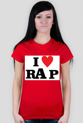 I♥rap Koszulka damska