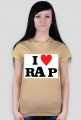 I♥rap Koszulka damska