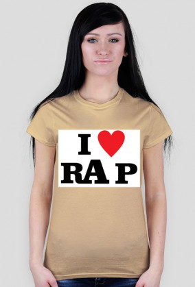 I♥rap Koszulka damska