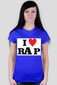 I♥rap Koszulka damska