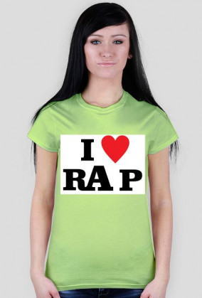 I♥rap Koszulka damska