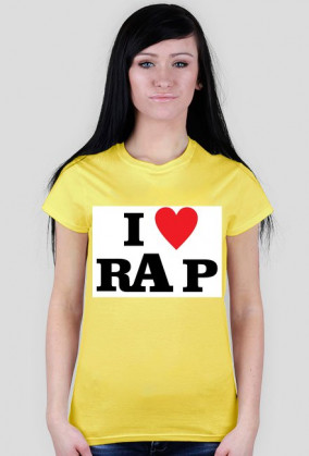 I♥rap Koszulka damska