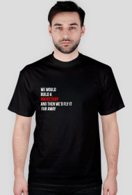 koszulka/ t-shirt rocketship