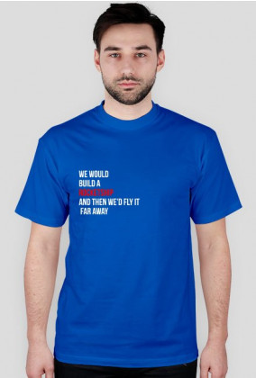 koszulka/ t-shirt rocketship