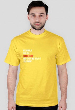 koszulka/ t-shirt rocketship
