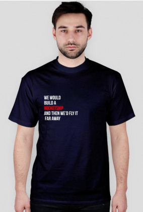 koszulka/ t-shirt rocketship