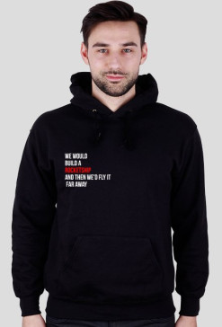 bluza/ hoodie rocketship