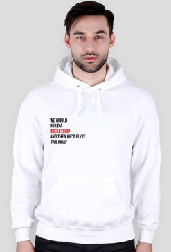 bluza/ hoodie rocketship