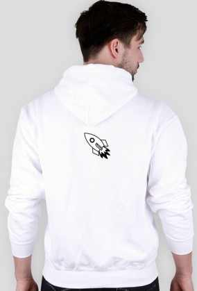 bluza/ hoodie rocketship