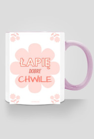 Kubek "DZIŚ wybieram SZCZĘŚCIE" (Różowy)