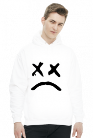 Lil Peep Bluza Męska Biała z kapturem