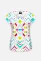 Geometric Worldwide Center Full Print Woman